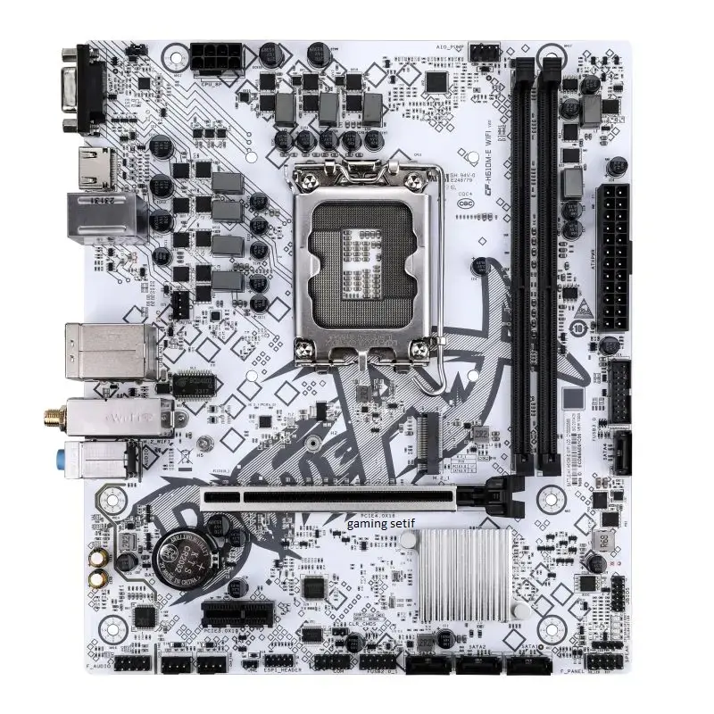 CM INTEL COLORFUL BATTLE-AX H610M-E WIFI V20 WHITE DDR4